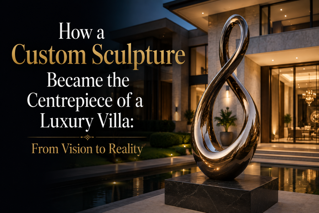 Custom Sculpture for Luxury Villa