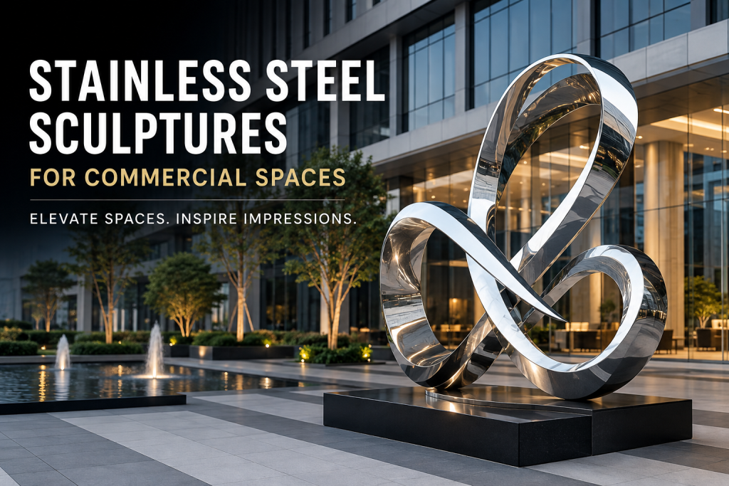Stainless Steel Sculptures for Commercial Spaces