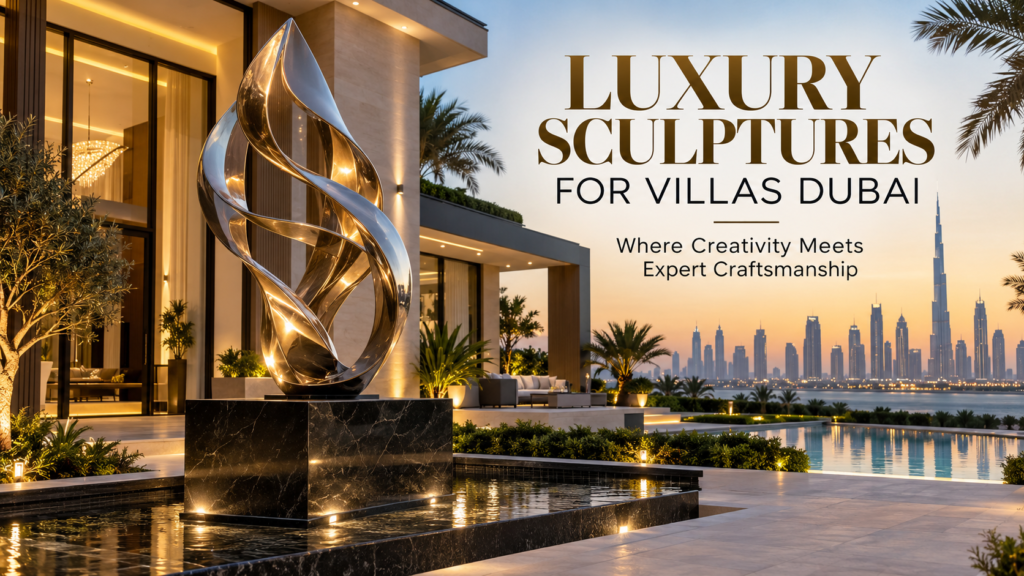 luxury sculptures for villas Dubai